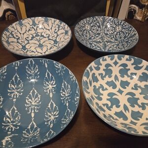 Certified International Blue and White Dinnerware Set